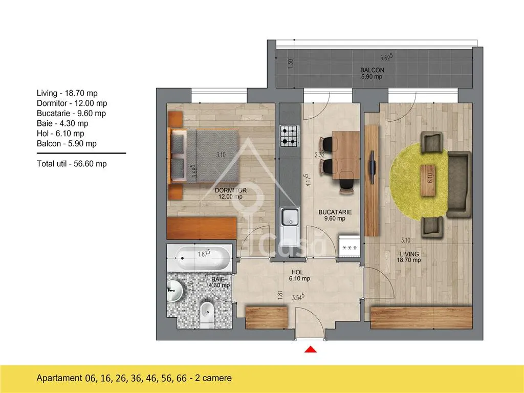 Apartament 2 Camere Metrou Berceni - foto 8