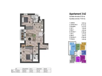 Tineretului InPark Residence 3 Camere - foto 5