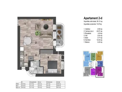 Tineretului InPark Residence 2 Camere - foto 4
