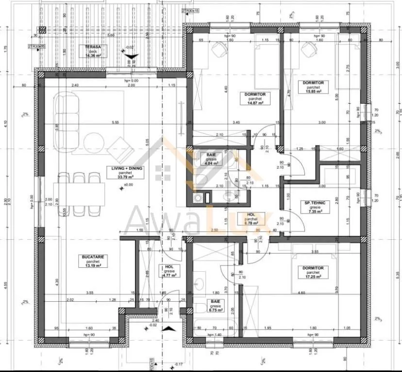 Casa la rosu de vânzare in Mocira - foto 7