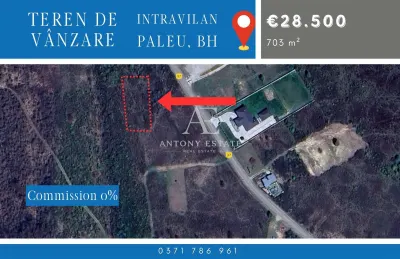 Antony Estate | Vanzare Teren Intravilan,40 euro/mp,Paleu,Oradea - Paleu