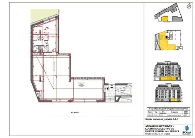 Antony Estate | Spatiu comercial central in ansamblul Scala Cetate - A-0-1 - Oradea - Oradea