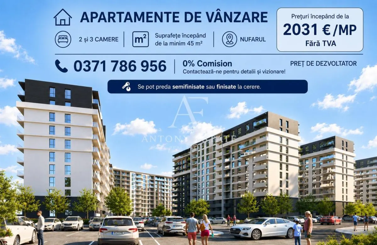 Antony Estate | Apartamente NOI 0% Comision - Nufarul - foto 1
