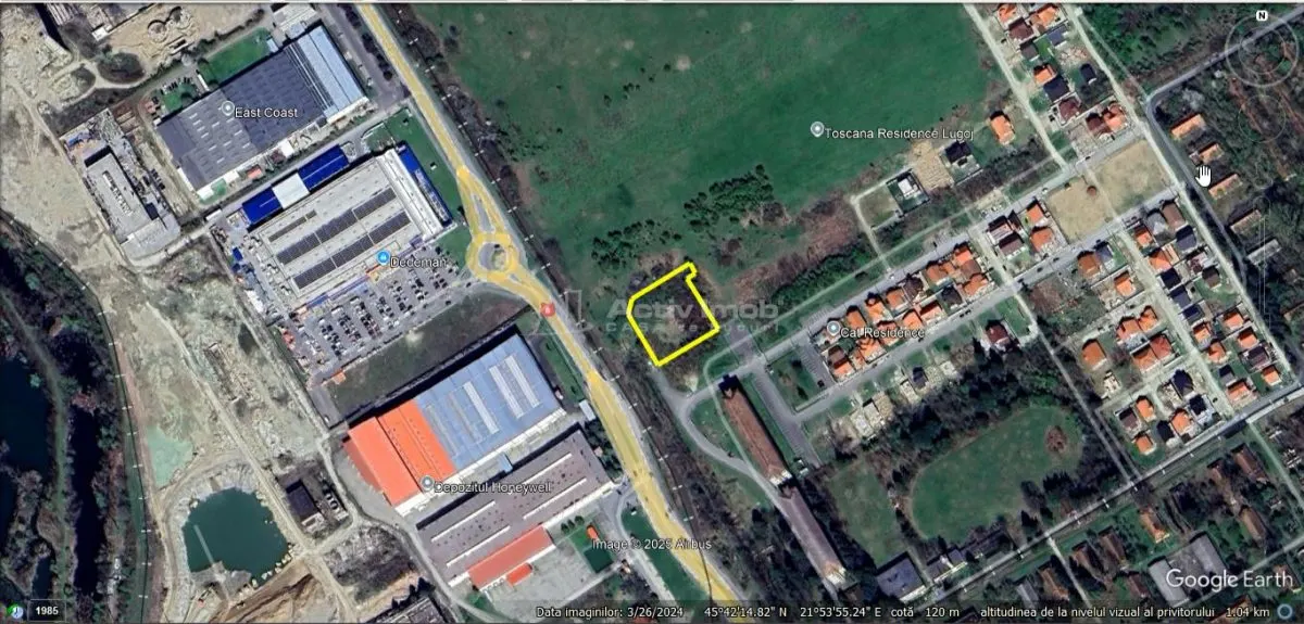 Lugoj, Teren Intravilan cu PUZ Aprobat   2.385 Mp. - foto 3