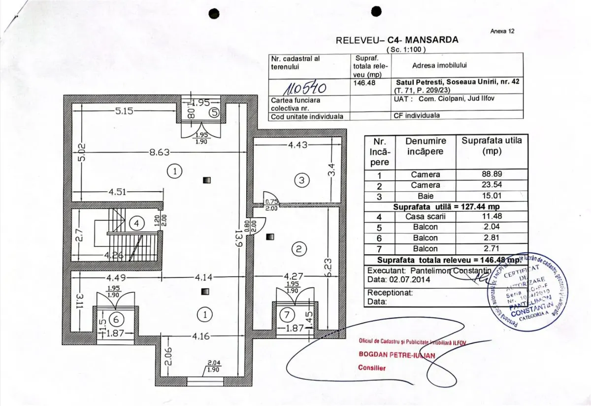 Casa individuala - Petresti Corbeanca - 9 camere - 3 bai - 533mp - 280mp teren - foto 16