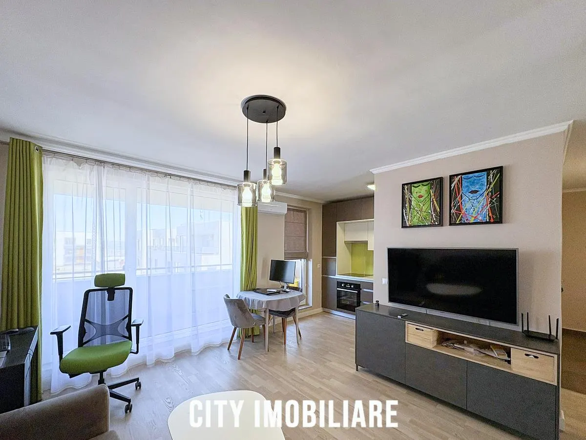 Apartament 2 camere, bloc nou, mobilat, utilat, Andrei Mureșanu. - foto 2