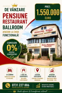 De vanzare – Pensiune – Restaurant – Ballroom – Rahova – Alexandriei – Leroy Merlin – 1550000E – Afacere la cheie – Comision 0 ! - Bucuresti