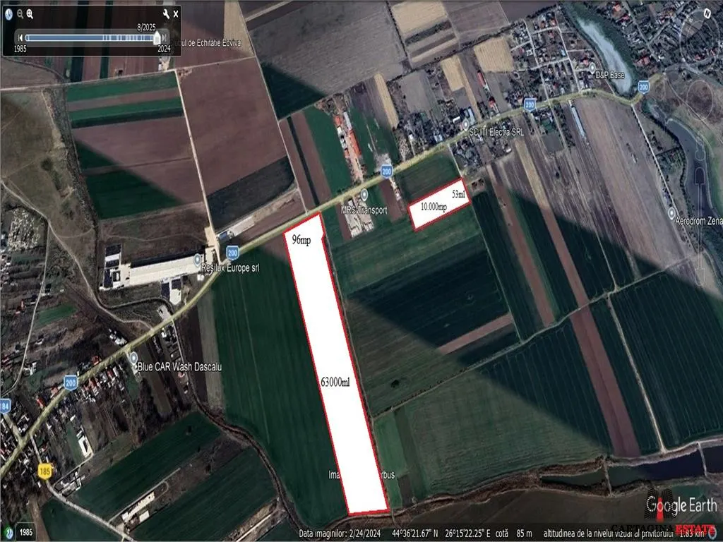 Teren investitie Dascalu / stradal / 63000mp / fs 96ml - foto 1