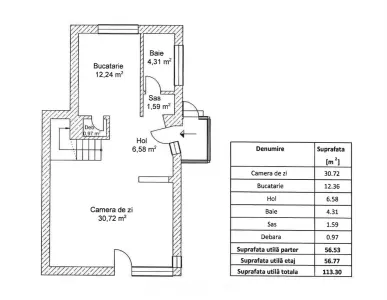 Duplex premium cu 4 camere, sistem fotovoltaic 8,7 kW si 300 mp teren ,White House, Floresti - foto 26