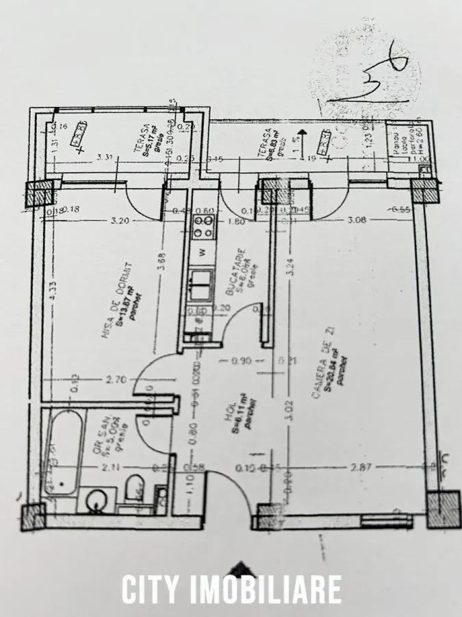 Apartament 2 camere, decomandat,  2 balcoane, Sophia Residence. - foto 25