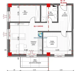 Apartament cu 3 camere in cartierul Europa - foto 2