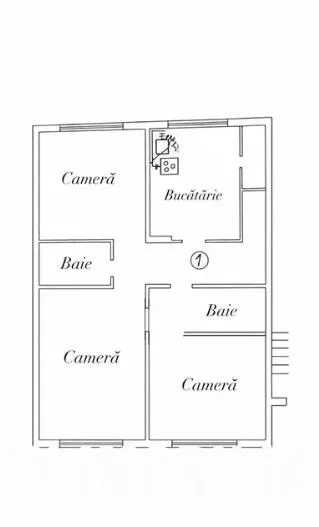 Apartament 3 camere decomandat, BRD Marasti - foto 3