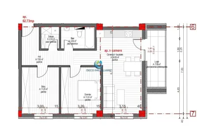 Comision 0%. Apartament de 3 camere cu panorama si parcare in bloc nou - foto 3