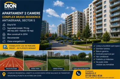 13 Septembrie Drumul Sarii Antiaeriană,Complexul Brava Residence - Bucuresti