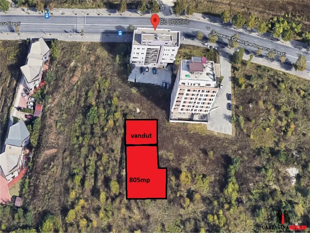 Teren intravilan 805mp / Sisesti / Bio Ortoclinic - foto 1