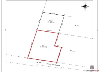 Teren intravilan 805mp / Sisesti / Bio Ortoclinic - foto 5