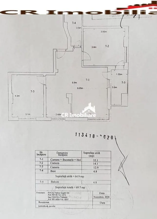 Apartament 3  camere Domenii - foto 2