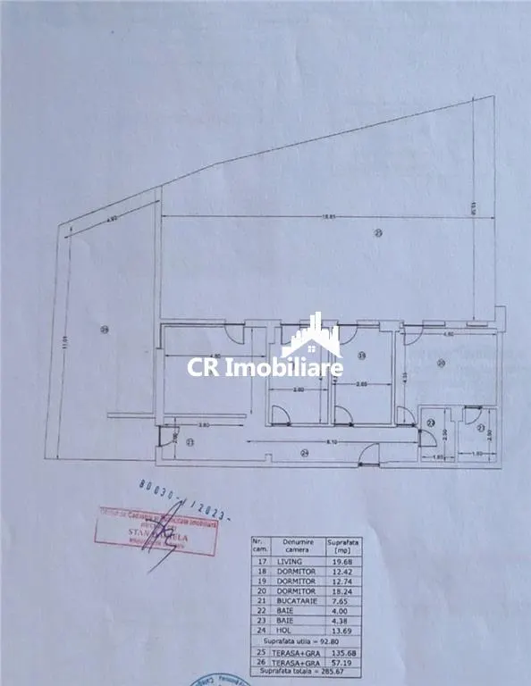 Apartament 4 camere Unirii Loc de parcare subteran si terasa - foto 1