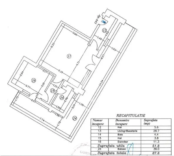 Apartament cozy la 10 min de metrou Timpuri Noi - foto 16