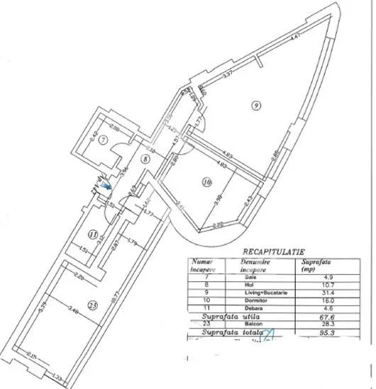 Apartament 3 camere Timpuri Noi - foto 11
