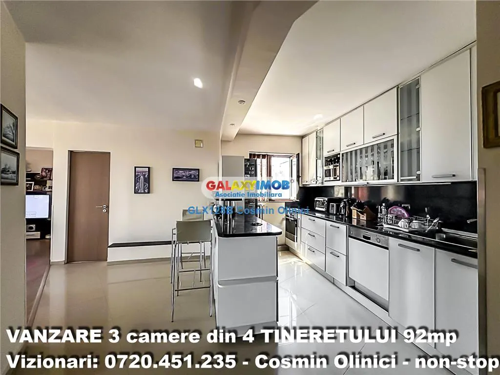 3 camere 92 mp - Living 30 mp - 2 bai - Renovare premium - Panorama - foto 15