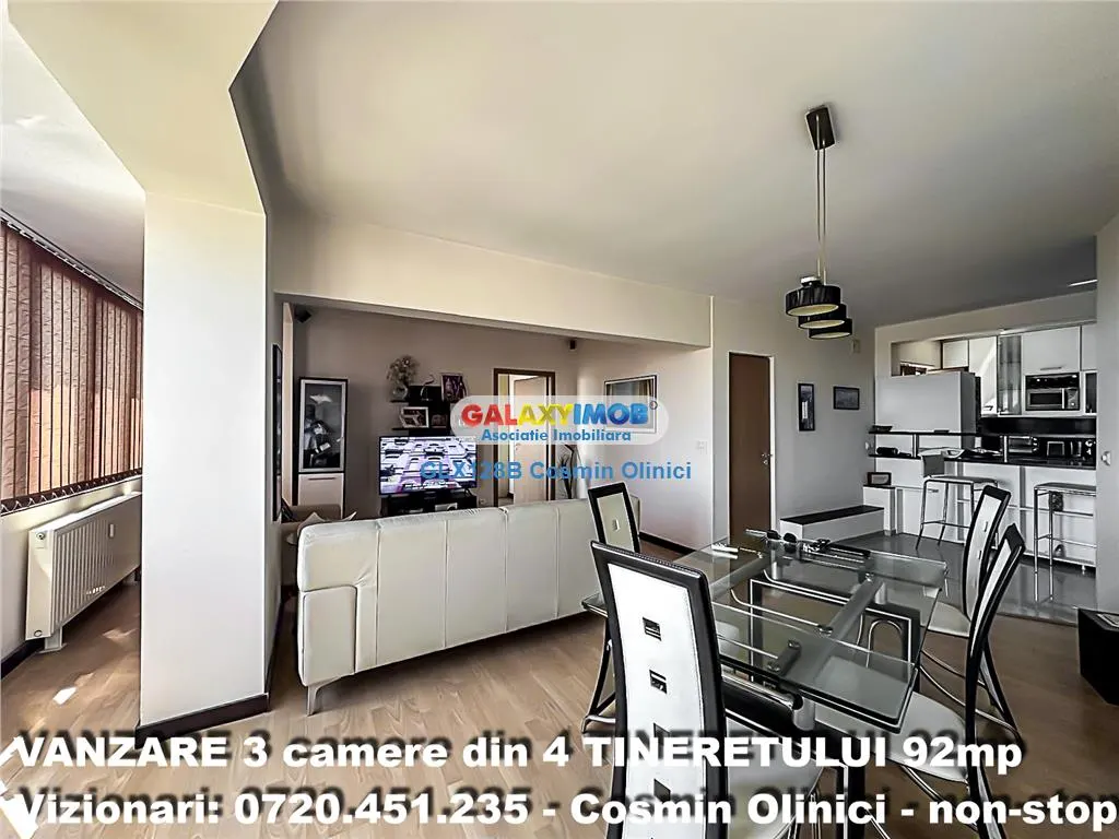 3 camere 92 mp - Living 30 mp - 2 bai - Renovare premium - Panorama - foto 5