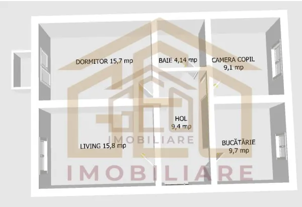 Apartament 3 camere Moldova Noua - poza 14