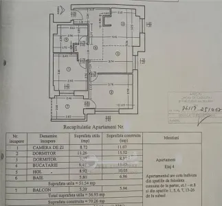Ap. 3 camere open/space, 57 mp, etaj intermediar, Tătărași - foto 6