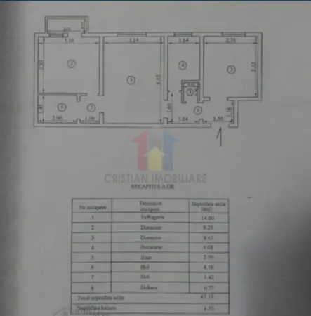 Apartament 3 camere Brăila - poza 7
