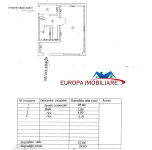 Spatiu de vanzare Str. Gavrilov Corneliu Tulcea - foto 9