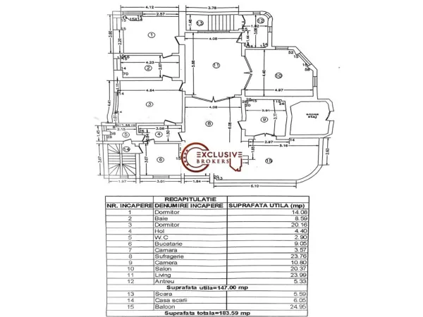 Apartament 6 camere București - poza 12