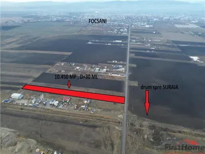 Teren 10.450 mp,intravilan, d=30 ml, Soseaua Suraii - foto 2