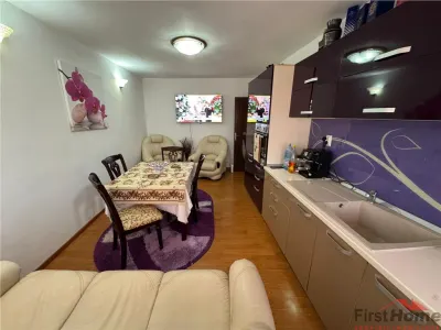 Apartament 3 camere, Piata Sud, etaj 3, renovat si mobilat complet - foto 3