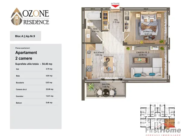 Apartament 2 camere Focșani - poza 5