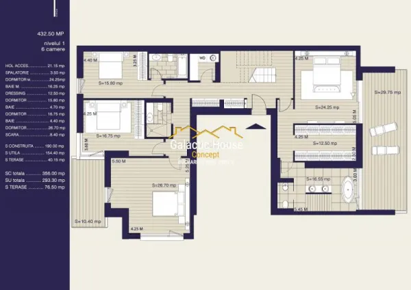 Apartament 6 camere București - poza 21