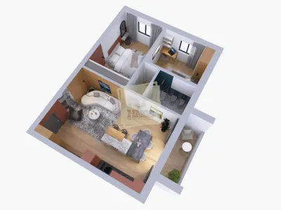 Apartament 3 camere etajul 1 in bloc cu lift si parcare in Gusterita - foto 6
