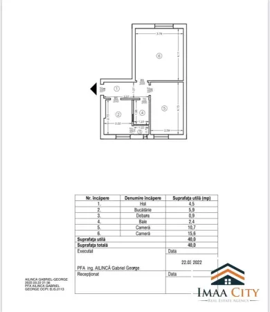 Apartament 2 camere Iași - poza 1