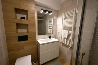 Apartament Modern 2 camere cu loc Parcare Suceava De Inchiriat - foto 12