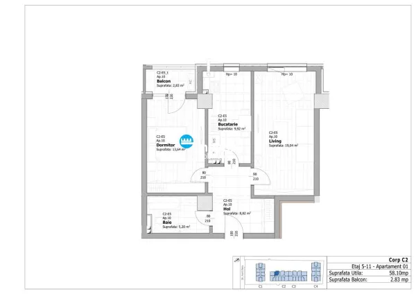 Apartament 2 camere Iași - poza 10
