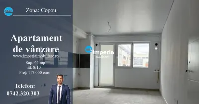 Apartament 2 cam, open space, de vanzare zona Copou - Aleea Sadoveanu - foto 1