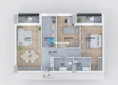 Apartament Nou 3 Camere Ciric Venetia - foto 11