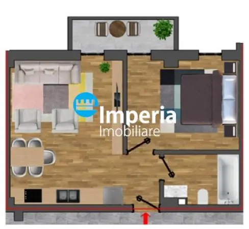 Apartament 1 camera Iași - poza 10