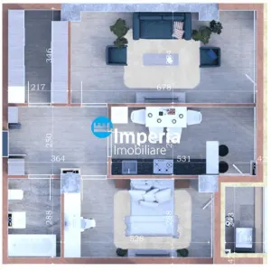 Apartament noi, 2 camere D 72MP - COPOU! - foto 3