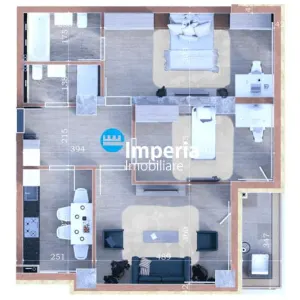 Pret Promotional!Apartamente noi, 3 camere D, 2 bai, COPOU - foto 3