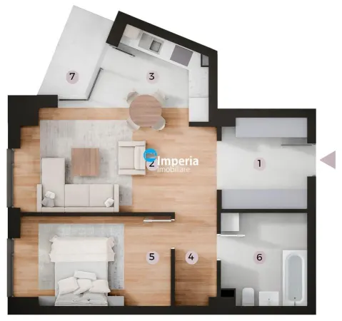 Apartament 2 camere Iași - poza 3