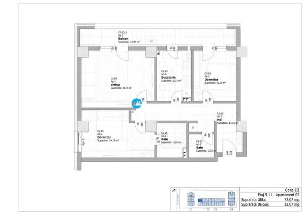 Apartament 3 camere Iași - poza 12