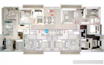 Apartamente noi FINALIZATE, 3 camere D, Poitiers-Continental - foto 17
