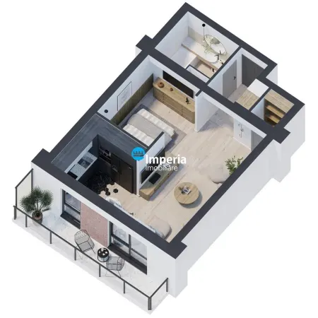 Apartament 1 camera Iași - poza 9