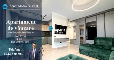 Apartament 2 cam,  open space, de vanzare zona Moara de Vant - Complex Zorilor - Iasi