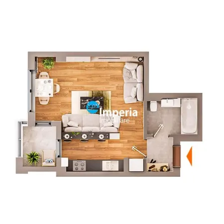 Apartament 1 camera Iași - poza 9